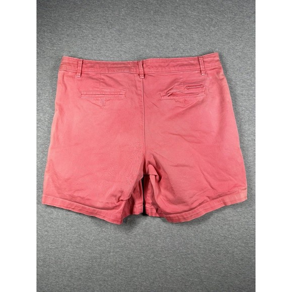 Chino by Anthropologie Shorts Women's 29 Coral‎ Faded Relaxed - Picture 4 of 9